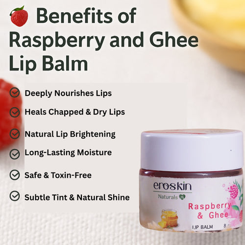 Raspberry and Ghee Lip Balm - Premium